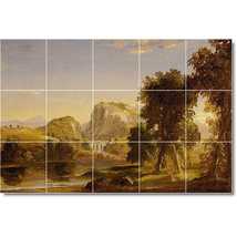 Thomas Cole Landscape Painting Ceramic Tile Mural P01859 - $150.00+