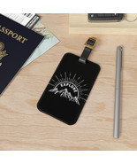 EXPLORE Acrylic Luggage Tag with Leather Strap, Business Card Insert, Li... - $21.63