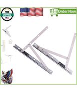 Universal Stainless Steel Friction Stay Hinges - 2 Pack, 10 Inch Conceal... - $37.18 CAD