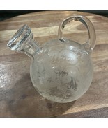 Cambridge Rose Point Ball Shaped Tilt Decanter w/ Stopper Oil Bottle 7.5... - $1,117.91 MXN
