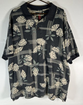 Vintage La Cabana Mens XL Short Sleeve Polo Shirt / Hawaiin Island Tropical - $19.79