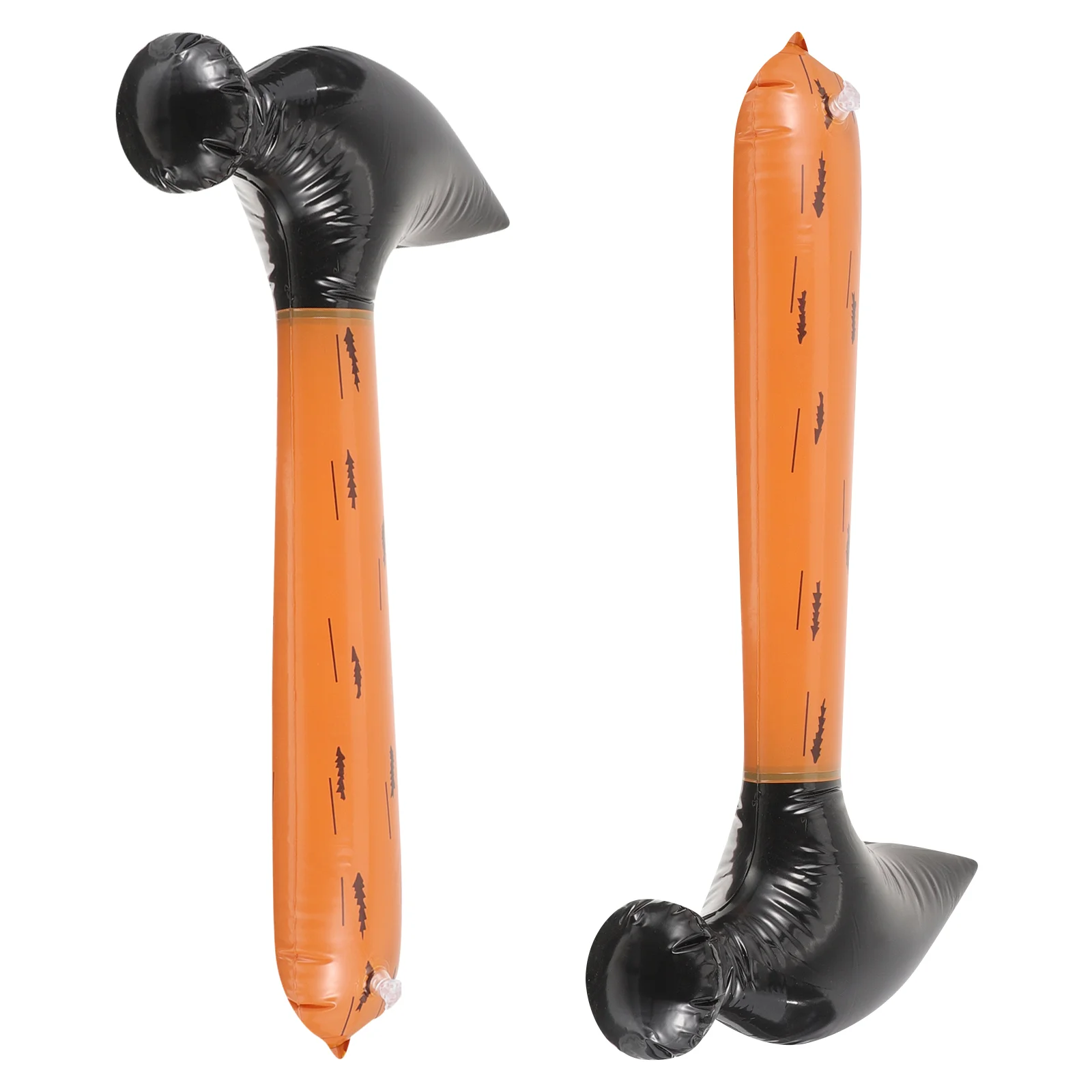2 Pcs Inflatable Hammer Toy PVC Accessories for Large Hard Handle Kids - £7.57 GBP
