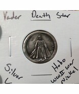 HOBO Darth Vader Death Star Made From A REAL WWII Silver War Nickel 35% ... - €12,91 EUR