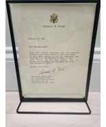 1988 President Gerald R. Ford Autographed Thank You Letter JSA Authentic... - $296.99
