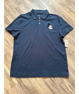 Disney Mickey Mouse Navy Polo Size Large NWT Cotton Blend - £14.38 GBP
