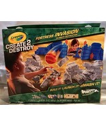 Crayola Create 2 Destroy Fortress Invasion ULTIMATE DESTRUCTION ~  Smash... - £19.21 GBP