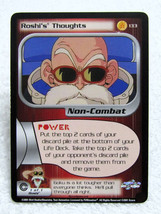 2001 Score Unlimited Dragon Ball Z DBZ CCG TCG Roshi&#39;s Thoughts #133 - £3.92 GBP