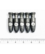 Bullet Lead Sea Witch Lure Heads Unpainted 95 gram Package of 5 for Fishing - €23,41 EUR