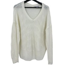 Cream Sweater Women&#39;s Size Large Ophelia Roe Dressy Pullover - $14.85