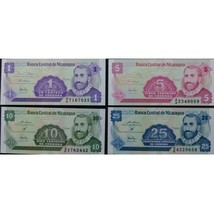 4 Notes from Banco Central de Nicaragua - $5.95