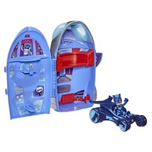 PJ Masks 2-in-1 HQ Playset, Headquarters and Rocket Preschool Toy for Kids Ages  - £11.00 GBP