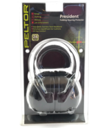 Peltor President Folding Hearing Protector Adjustable 26 NRR Noise Reduc... - £47.45 GBP