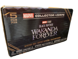 Wakanda Forever Black Panther Marvel Collector Corps Box 5 PCS Funko - $27.60