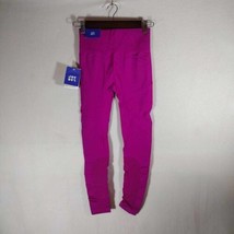 Joylab Women&#39;s Leggings 7/8 High Rise Seamless Cable Pink/purple Size XS - £8.78 GBP