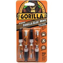 Gorilla Minis, Original Waterproof Polyurethane Glue, Four 3 Gram Tubes,... - $9.95