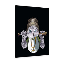 Thug Life Kitty Gangsta Cat Funny Wall Decor for Home Office GymPrint Ready to  - £68.17 GBP+