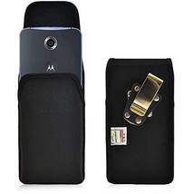 Turtleback Belt Clip Case Made for Google Nexus 6 Black Vertical Holster Nylon P - £28.98 GBP