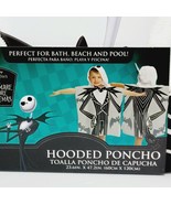 Disney The Nightmare Before Christmas Kids Bath/Beach/Pool Hooded Poncho - £11.01 GBP