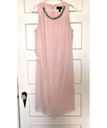 Dressbarn Collection Light Pink Dr with Embellished Neckline Size 16W - €25,82 EUR