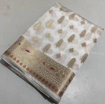 Rich Banarasi Raw Silk Saree || Meenakari Zari Weaving silk sarees, || Rich Pall - £70.41 GBP