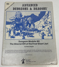 Advanced Dungeons &amp; Dragons: Dungeon Module G2 by Gary Gygax - $35.00