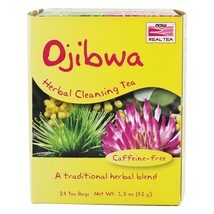 NOW Foods Ojibwa Herbal Cleansing Tea, 24 Tea Bags - £7.06 GBP