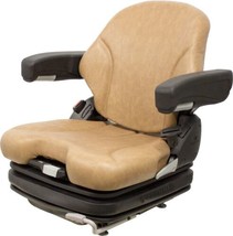 KM 136 Brown Vinyl Air Seat Kit With Armrests - Fits Grasshopper 600-700 Series - £1,119.09 GBP