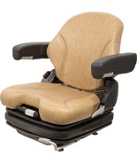 KM 136 Brown Vinyl Air Seat Kit With Armrests - Fits Grasshopper 600-700... - £1,121.80 GBP