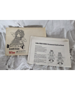 Vintage Little Miss Wiss Doll Pattern 1978 Ragdoll Wiss Scissors Purchas... - $14.99