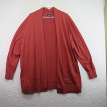 LL Bean Sweater Womens Size 1X Cardigan Duster Long Sleeve Pockets Dusty... - £19.48 GBP