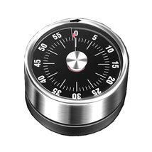 Stainless Steel Mechanical Timer 60 Minutes Kitchen Gadget Cooking Clock Alarm C - $15.67