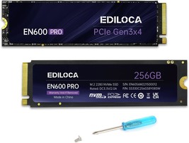 EN600 PRO SSD 256GB PCle 3.0x4 NVMe M.2 2280 Up to 2800MB s Internal Sol... - $51.80
