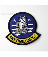 UNITED STATES NAVY F-14 TOMCAT ANY TIME ANYTIME BABY EMBROIDERED PATCH 3... - £4.22 GBP