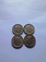 Lot 4 coin free shipping 5 rappen Switzerland 1963 1969 1971 1974 - £3.21 GBP