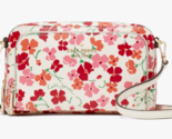 Kate Spade Stacie Dual Zip Crossbody Bag White Floral Purse KG471 NWT $2... - £70.60 GBP