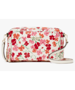 Kate Spade Stacie Dual Zip Crossbody Bag White Floral Purse KG471 NWT $2... - £70.20 GBP
