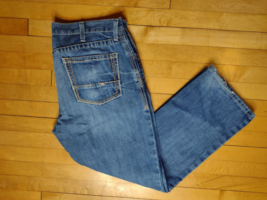 Ariat M4 Boot Relaxed Jeans Mens 38x32 Blue Denim 100% Cotton Scoundrel ... - £24.98 GBP