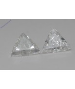 A Pair of Triangle Natural Mined Loose Diamonds (2.02 Ct,E-f Color,SI1 C... - $10,895.50 CAD