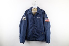 Vtg 60s 70s Mens Small Distressed Chain Stitch Lined Coaches Coach Jacket USA - £50.58 GBP
