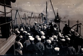 Vintage Negative; Sports On A Holliday; Uss Wilmington; China; Circa 1912 - £27.93 GBP