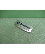 WB02X26123  GE Monogram Refrigerator Badge Logo Name  ~ 3-3/4&quot; x 1-3/4&quot; - $696.18 MXN