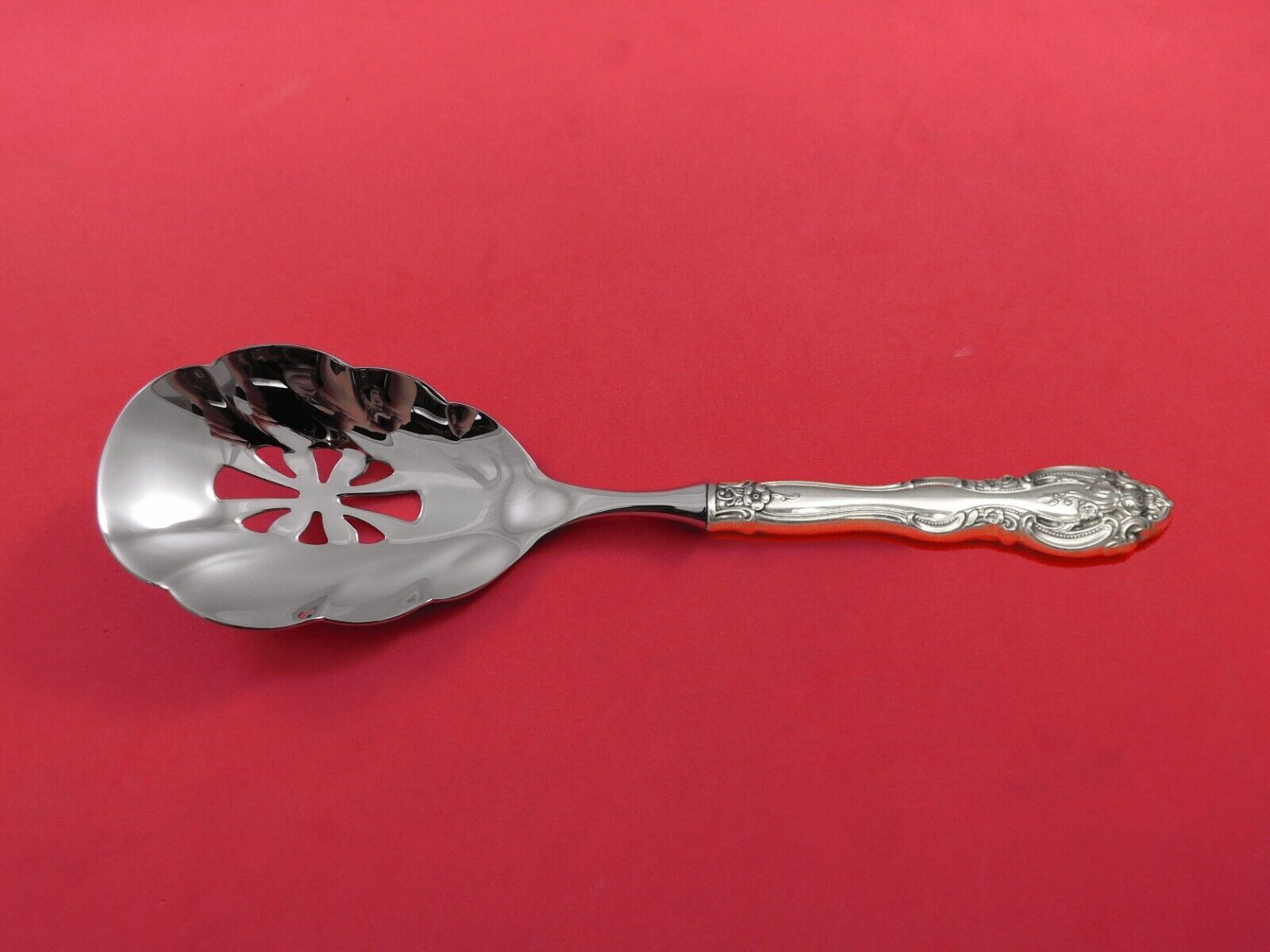 Primary image for La Scala by Gorham Sterling Silver Vegetable Spoon Pierced 10" HH WS Custom