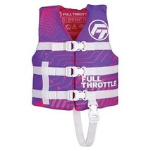 Full Throttle Child Nylon Life Jacket - Purple - £31.51 GBP