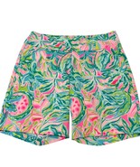 Lilly Pulitzer Luxletic Womens Size 14 Reid Shorts In Multi Exotic Garde... - $99.51 CAD