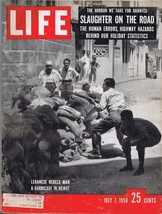 ORIGINAL Vintage Life Magazine July 7 1958 Lebanese Rebels - £15.48 GBP