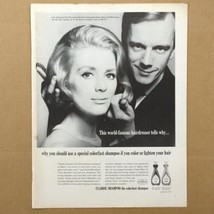 1964 Clairol Shampoo Colorfast Bell System Telephone Print Ad 10.5" x 13.25" - $7.20