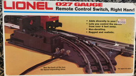 lionel Remote Control Right Switch, Train Track O27 Gauge, - $79.08