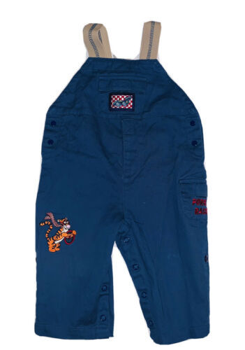 DISNEY Winnie The Pooh Tiger Kids  Overall Rompers Size 6/9 Months - £11.73 GBP