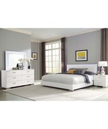 Geary Oak 5-piece Slatted Headboard Panel Bedroom Set - $29,680.58 MXN