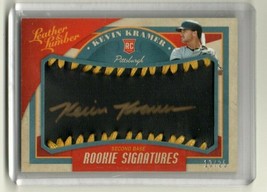 2019 Leather & Lumber Signatures Baseball Gold #10/25 Kevin Kramer Rookie Auto - £14.54 GBP